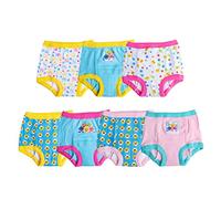 Baby Shark Training Pant Multipacks with Success Tracking Chart & Stickers, Sizes 18m, 2t, 3t, 4t Baby and Toddler Potty Underwear, 7-Pack Assorted Pink, 18 Months (Pack of 7)