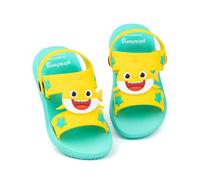 Baby Shark Unisex Kids Yellow Sandals - 4 UK Child