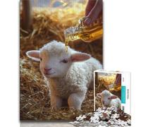 Baby Sheep 1000 Piece Jigsaw Puzzle for Adults And Teenagers,Decompressing Intellectual Educational Toy Great Gifts And Toys (75x50cm)