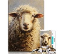 Baby Sheep Jigsaw Puzzles for Adults 1000 Piece Puzzle,for Educational Game Challenge Toy Unique Home Decor And Gifts 50x75cm