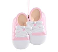 Baby Shoe Ornaments, Baby First Christmas Ornament 2024, Customized Baby Girl Ornament, Baby 1st Christmas Ornament, Baby Ornament for Christmas Tree