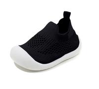 Baby Shoes Boys Girls Breathable First Walking Shoes with Soft Rubber Sole Toddler Slippers Trainers 2025, black, 2.5 UK Child