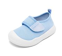 Baby Shoes for Boys Girls Baby Shoes Walking Shoes Non-Slip Shoes with Soft Rubber Sole Fashion Sneakers Blue (Blue Magic), 15-18 Months Infant