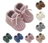 Baby Shoes Knitting, Soft First Walking Shoes, Sneaker Boots, Newborn Sock Shoes, Toddlers, Knitted Socks, Girls, Boys, Unisex Ankle Boots, Baby Shoes, Spring Winter Indoor, Outdoor, 0-12 Months, pink