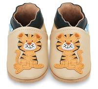 Baby Shoes with Soft Suede Soles - Toddler Shoes - Seating Tiger 18-24 Months