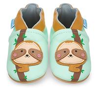 Baby Shoes with Soft Suede Soles - Toddler Shoes - Sloth 0-6 Months