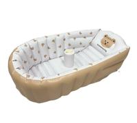 Baby shower basin, baby folding inflatable learning seat, multifunctional dining chair, bath bench, small sofa, shower basin 21bear