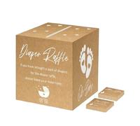 Baby Shower Box - Big Box for Gender Reveal | Thickened Paper & Multi-Layer Press with Compact Foldable Design, Baby Showers Decors for Pregnancy Announcement and Family Gathering, 18x18x18cm