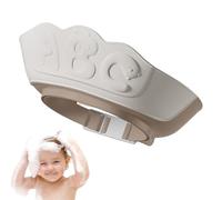 Baby Shower Cap - Adjustable Waterproof Bath Hat Double Layer Shampoo Protection for Kids | PP TPE Hair Washing Visor with Eye and Ear Protection, 43 to 54 cm, Comfortable for Bathing Toddlers and