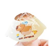 Baby Shower Cap | Capybara Pattern Baby Head Protector - Waterproof Bathing Aid Supplies for Children Home Travel Indoor Use