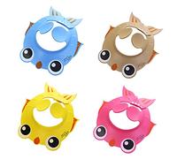 Baby Shower Cap Goldfish Pattern Adjustable Eva Bath Hat
