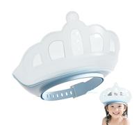 Baby Shower Cap | Safe Shampoo Shower Protection Bath Cap - Crown Shape Adjustable Shampoo Shield Accessories for Children Boys Friends Family