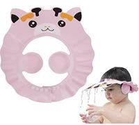 Baby Shower Cap Toddler Shampoo Bath Cap Hair Washing Shampoo Shield Visor Cap Adjustable Bath Shower Protector Cap Waterproof Protection Bathing Caps for Kids Children Infants Care, Pink