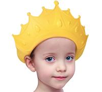 Baby Shower Cap Waterproof Shampoo hat for Children Toddler Girls Boys Protect Ears Eyes.Adjustable Silicone Bathing Crown.