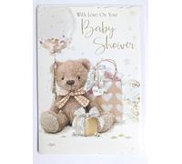 Baby Shower Card - Unisex Design - Size: 7.5" x 5.25" BSb