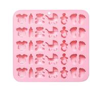 Baby Shower Chocolate Mould - Nonstick Chocolate Mould, Cartoon Footprints Fondant Maker | Strong Heat Resistance Silicone with Clean Easy, Construct