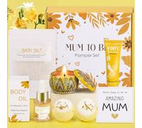 Baby Shower Gifts, Mum To Be Gifts, New Mum Pamper Kit Gifts, Relaxation Self Care Package Spa Hamper Pregnant Presents, Natural Organic Vegan