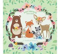 Baby Shower Guest Book - A Woodland Welcome: Baby Shower Guestbook with Advice for Parents + BONUS Gift Tracker Log + Keepsake Pages | Forest Creatures Cute Animal Friends Fox Bunny Deer Bear