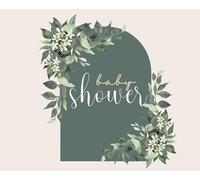 Baby Shower hardback Guest Book (landscape)