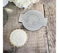 Baby Shower Icing Embosser, Winnie The Pooh Theme, A Little Hunny Design, Acrylic Stamp for Cupcakes, Cookies, Biscuits