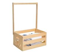 Baby Shower Present Basket - Multipurpose Wooden Baby Shower Crate Baby Shower Crate Closet | Compact Baby Shower Closet Baby Shower Clothes Rack for Clothes Socks Shoes Toys