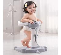 Baby Shower Rack, Adjustable Infant Standing Support Frame, Equipped with Anti Slip Bottom Seat, Suitable for Infants Aged 6-36 Months