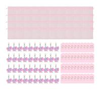Baby Shower Return Favor Set, Silicone Animal Key Chains with Thank You Tags and Organza Bags, 120pcs - Cute Design, Durable Materials, Perfect Party Gift (Type A)