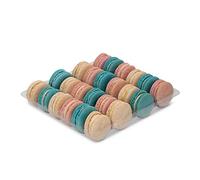 Baby Shower Selection Macaron Tray by Mademoiselle Macaron - Tray of 24 Macarons in 3 Flavours