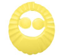 Baby Shower Shampoo Bathing HAT Silicone Sunshade Shield Ear Protection Pink Blue Yellow 1 PC (Yellow Color)