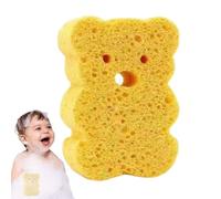 Baby Shower Sponge - Delicate Toddler Bath Scrubber, Premium Foam Sponge | Cute Cartoon Print Wash Brush, Dead Sign Remover, Time Bath Accessories, Kids Lens Shower , Wash Companion