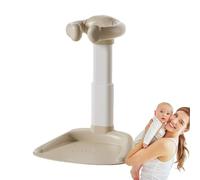 Baby Shower Stand - Adjustable Bath Support, Non-Slip Base, Sturdy Bathing Seat | Ergonomic Design Ensures Safety, Comfortable Handle Provides Stability for Mothers, Babies, Bathroom Use