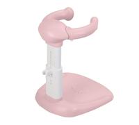 Baby Shower Stand, Baby Bath Support, Shower Standing Support with Adjustable Height and Armrest, Bath Stand with Anti-Skip and Showers Head Holder, Bath Essentials for Infants
