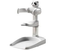 Baby Shower Stand, Child Standing Support for Bath, Foldable Anti-Slip Adjustable Showers Stands for Toddler 0-36 Months, Safe and Comfortable Home Bathroom Accessory
