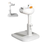 Baby Shower Stand - Non-Slip Bath Seat | Adjustable Baby Bath Support | Showers Chair | ABS & Silicone Toddler Bathing Seat | Secure Babies Shower Stand for Over 6 Months and More