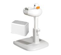 Baby Shower Standing Support, Cute Baby Hug Bath Tower, Adjustable Anti Slip Toddler Bath Seat with Shower Stand Support for Bathroom