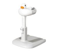 Baby Shower Standing Support, Cute Baby Hug Bath Tower, Adjustable Anti Slip Toddler Bath Seat with Shower Stand Support for Bathroom