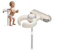 Baby Shower Standing Support, Wall-Mounted Toddler Baby Bath Support, Foldable Infant Baby Bath Stand Holder, 39-61cm Height & 26-35cm Width Adjustable for Boys Girls