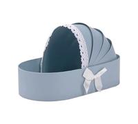 Baby Showers Empty Hamper Basket Cradle Gift Box Cardboard Flower Basket Floral Arrangement Box For Baby Showers Wedding Valentines Day Presents