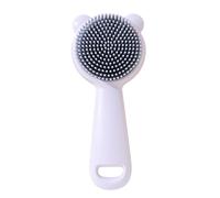 Baby Silicone Scrub Brush Bear Shaped Cleaning for Delicate Skin Suitable for & Health Awake Families Travel Friendly