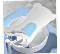 Baby Sink Bath, 52x30cm Portable Bathtub Seat for Baby with Suction Cup & Hanging Hole, Lying Down Shower Basin, Bathtub Shower Bed for Babies