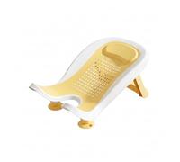 Baby Sink Bath, Baby Sink Bath Support, Hygienic No-backwash Basin with Ergonomic Backrest & Suction Cups, Yellow