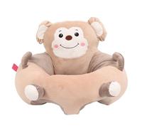 Baby Sit up Chair Baby Support Soft Sofa Lovely Cartoon Early Educational Baby Learning Sitting Chair Baby Lounger Pillow (Monkey)