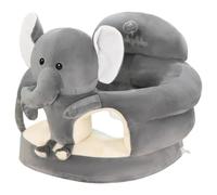 Baby Sit Up Chair, Cute Cartoon Grey Elephant Infant Sit Up Chair Plush Sofa for Bedroom, Living Room, Nursery, Apartment, Me Floor Seat for Baby