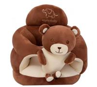 Baby Sit Up Chair Plush Grey Elephant Infant Sit Up Chair with Ergonomic Back Support for Learning to Sitting Play and Rest