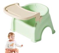 Baby Sit up Chair, Strong Bearing Plastic Booster Seat with Removable Feeding Tray, Non Slip Baby Bath Seat.