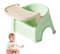 Baby Sit up Chair, Strong Bearing Plastic Booster Seat with Removable Feeding Tray, Non Slip Baby Bath Seat