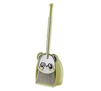 Baby Size Brome and Platoon Powder, Broom for Children and Dust Bugs | Cartoon Broom and Pipan for Panda Powder, Home Assistant Set, Children