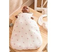 Baby Sleep Bag in Cotton Gauze, for Dolls red