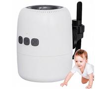 Baby Sleep Soother with Bluetooth, Portable White Noise Machine for Strollers & Nursery | Built-in Lullabies & 45-Min Auto-Off Timer | Travel Baby Sound Machine to Calm & Relax Infants - White