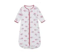 Baby Sleeping Bag 100% Cotton 0.5 TOG Long Sleeves Wearable Blanket Various Sizes Sleeping Sack for Newborn Boys Girls Infant Toddlers Baby 6-12 Months - Pink Swan